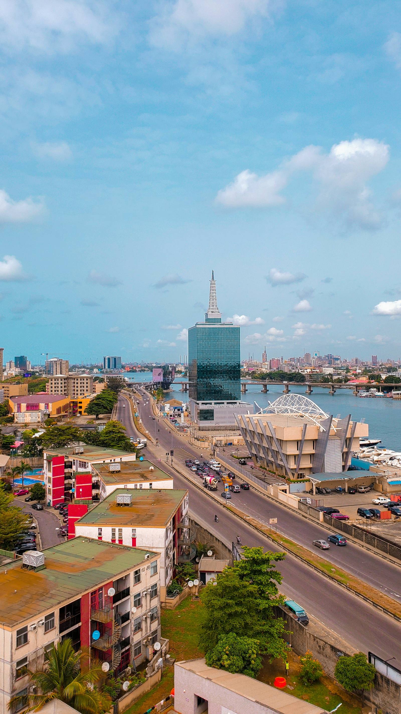 Lagos skyline — Africa's growth in motion
